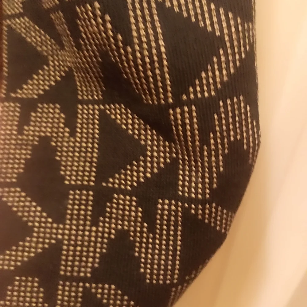 Michael Kors black and tan stylish women's infinity scarf